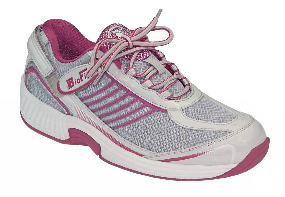 NEW ORTHOFEET women's verve tie-less closure sneaker in fuchsia